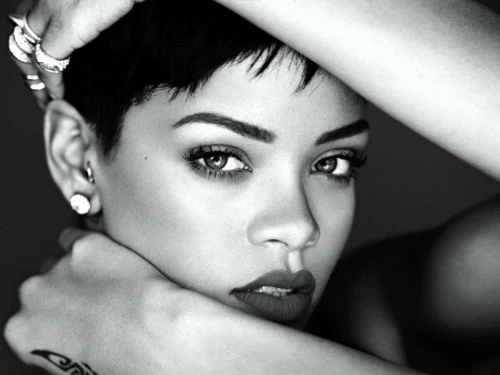 5980リアーナ肖像bw音楽歌手の壁ステッカーアートポスター用家の装飾シルクキャンバス絵画 Art Poster Rihanna Postersilk Poster Aliexpress