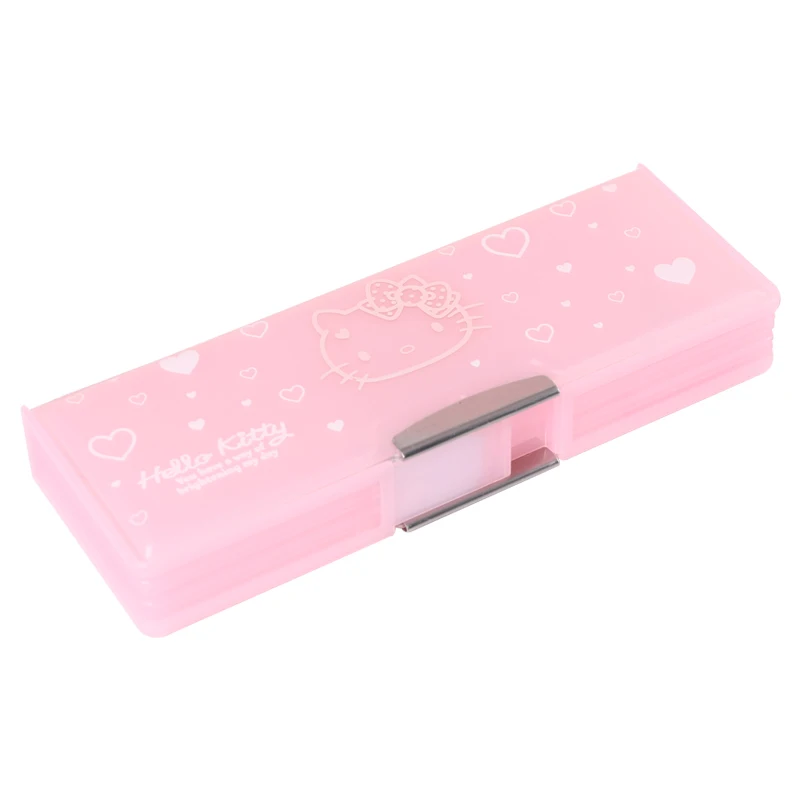 

Hello cat pencil case double side pencil case with sharpener
