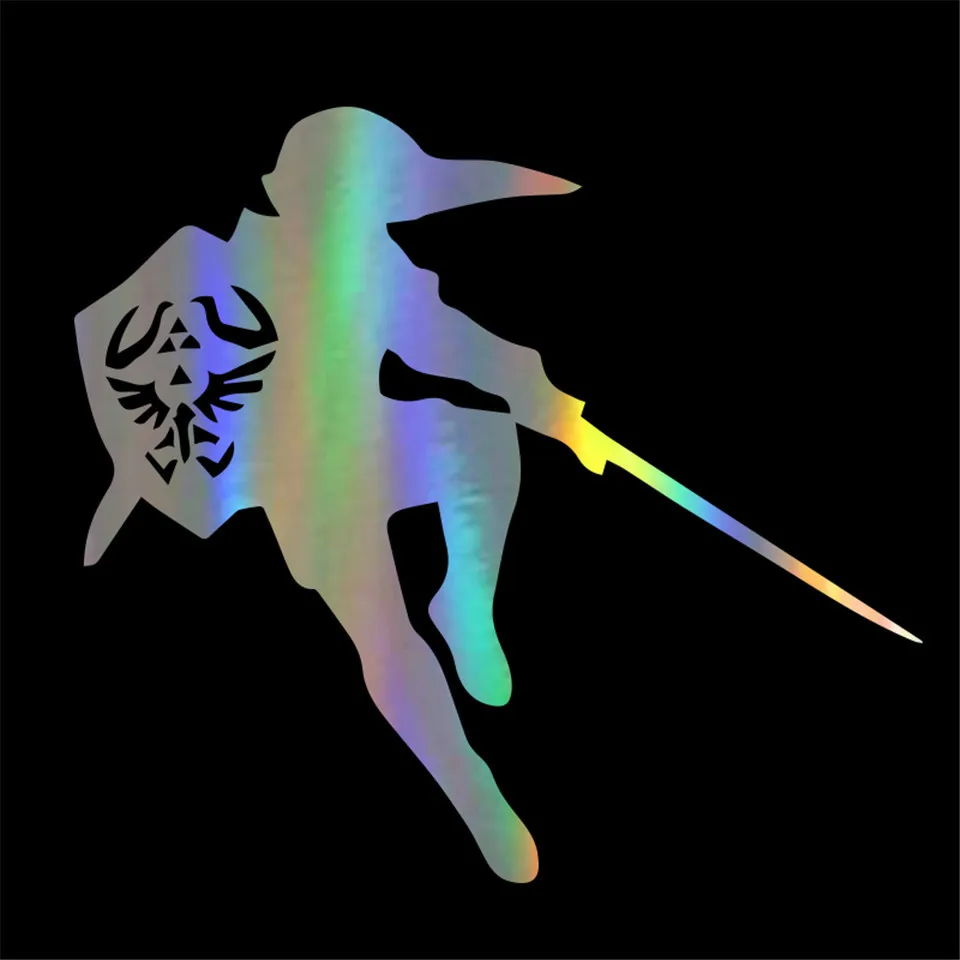 Cunymagos Zelda Sword Personality Car-Styling Stickers Decals Vinyl Decor Fashion Creative Car Wall Reflective Sticker Funny 15.5cm14 (3)