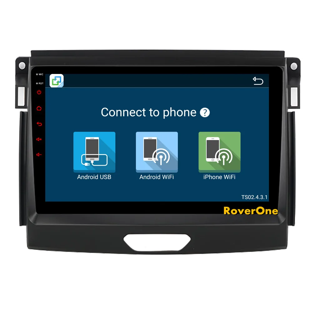 Cheap RoverOne Android 9.0 Car Multimedia System For Ford Ranger Raptor 2016 - 2019 Octa Core 4G+32G Radio GPS Navigation DSP Player 12