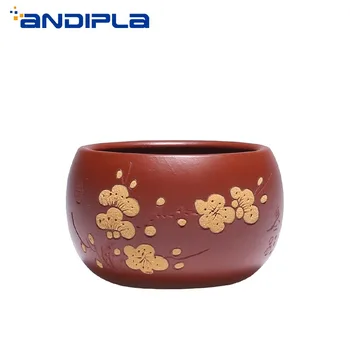 

70ml Yixing Purple Clay Teacup Natural Zhu Mud/dahongpao Mud Zisha Cup Art Drinkware Home Master Small Tea Bowl Cups Decoration