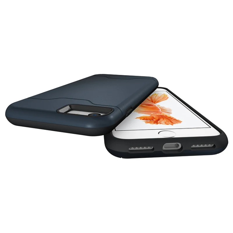 Мобильный чехол для телефона задняя крышка/сумка для iphone 6 Plus съемный со скрытым держатель для карт& медиа стенд для iphone 6 6s 7 8 Plus
