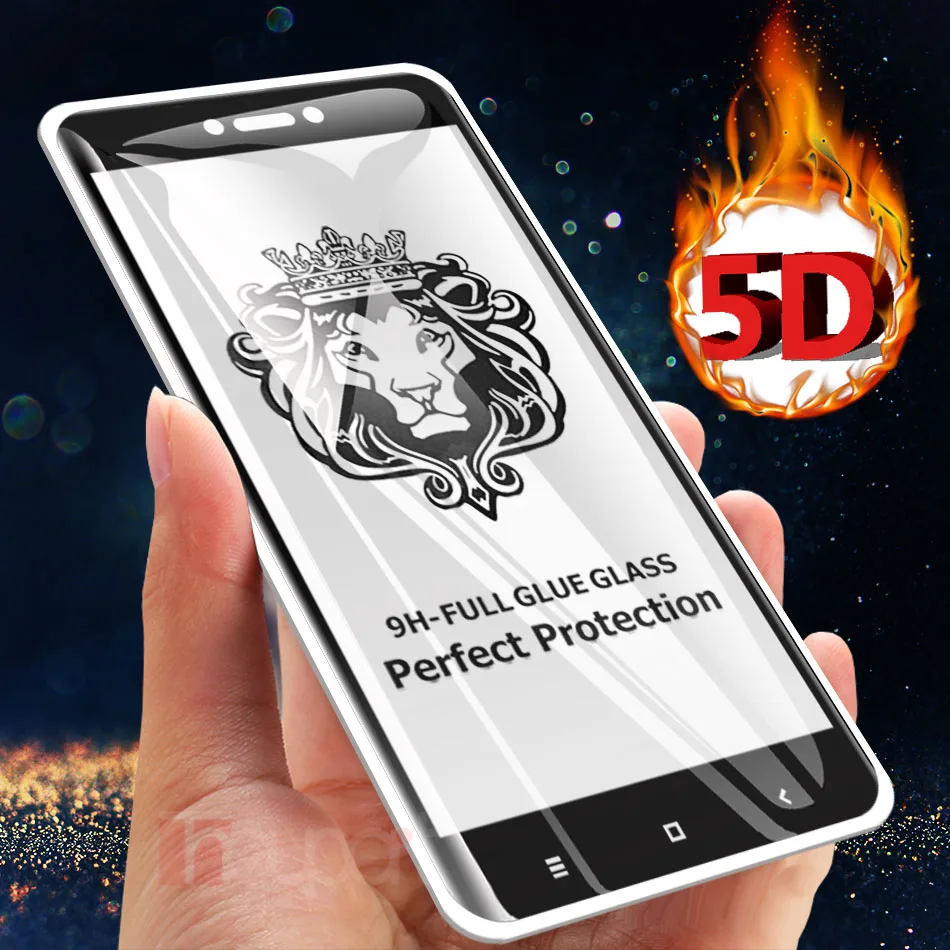 

5D Tempered Glass For Xiaomi Redmi Note 4X Note 4 Glass Screen Protector Full Cover Flim For Xiaomi Redmi 4X Glass