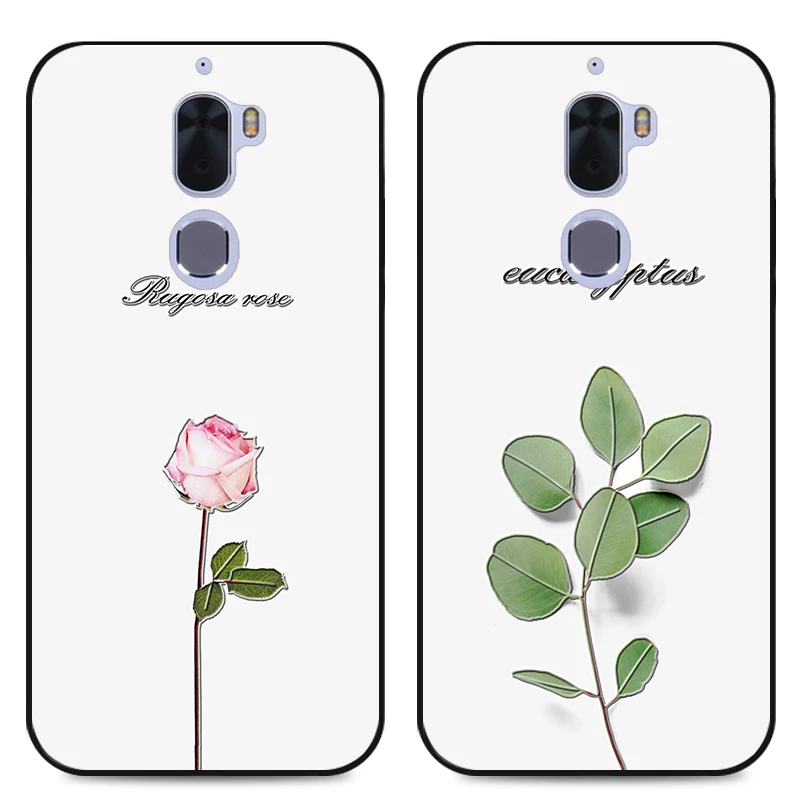 

3D Relief Floral Phone Case For Coolpad LeEco Cool 1 Cool1 Case Girly Leaf Silicon Cover For LeEco Le Pro 3 Ai Edition X650