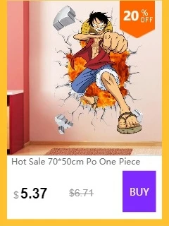 Горячая Распродажа 70*50 см Po one piece Monkey D. Luffy аниме Наклейка 3D визуальный эффект обои наклейка s Mode ST27