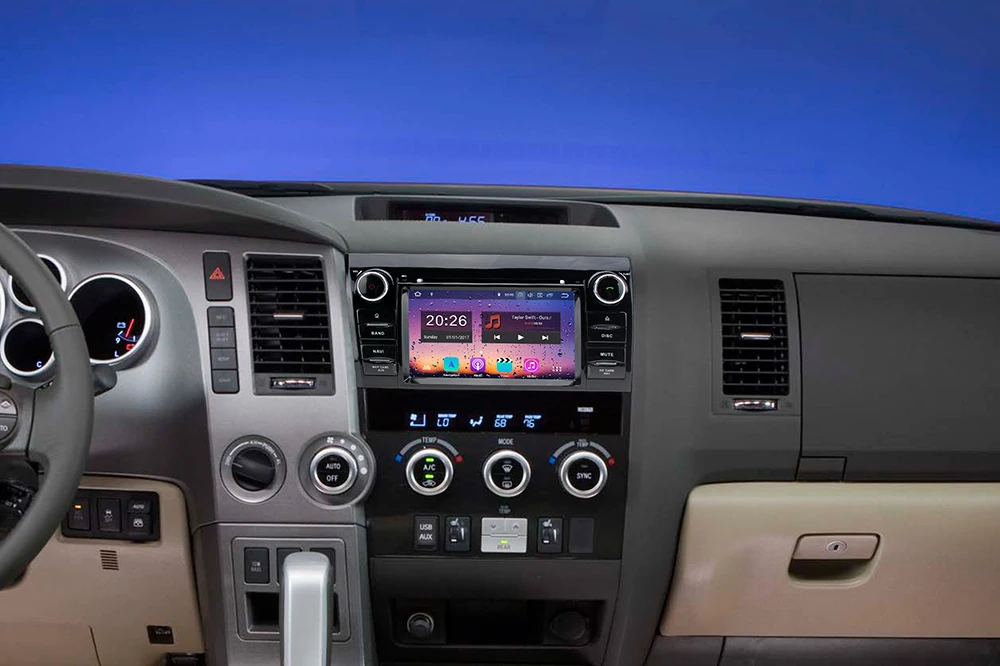 Sale 5 USB Port Android 9.0 PX6/Octa Core Car DVD Player For Toyota Tundra Sequoia 2010 2011 2012 2013 2014 Car Radio GPS DSP 2