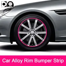 8 metri In Lega Auto Wheel Rim Paraurti Striscia di protezione ruota per BMW X1/X3/X5/X6 1 /2/3/4/5/6/7-Series M2/M3/M4/ m6 i3/i8 Z4