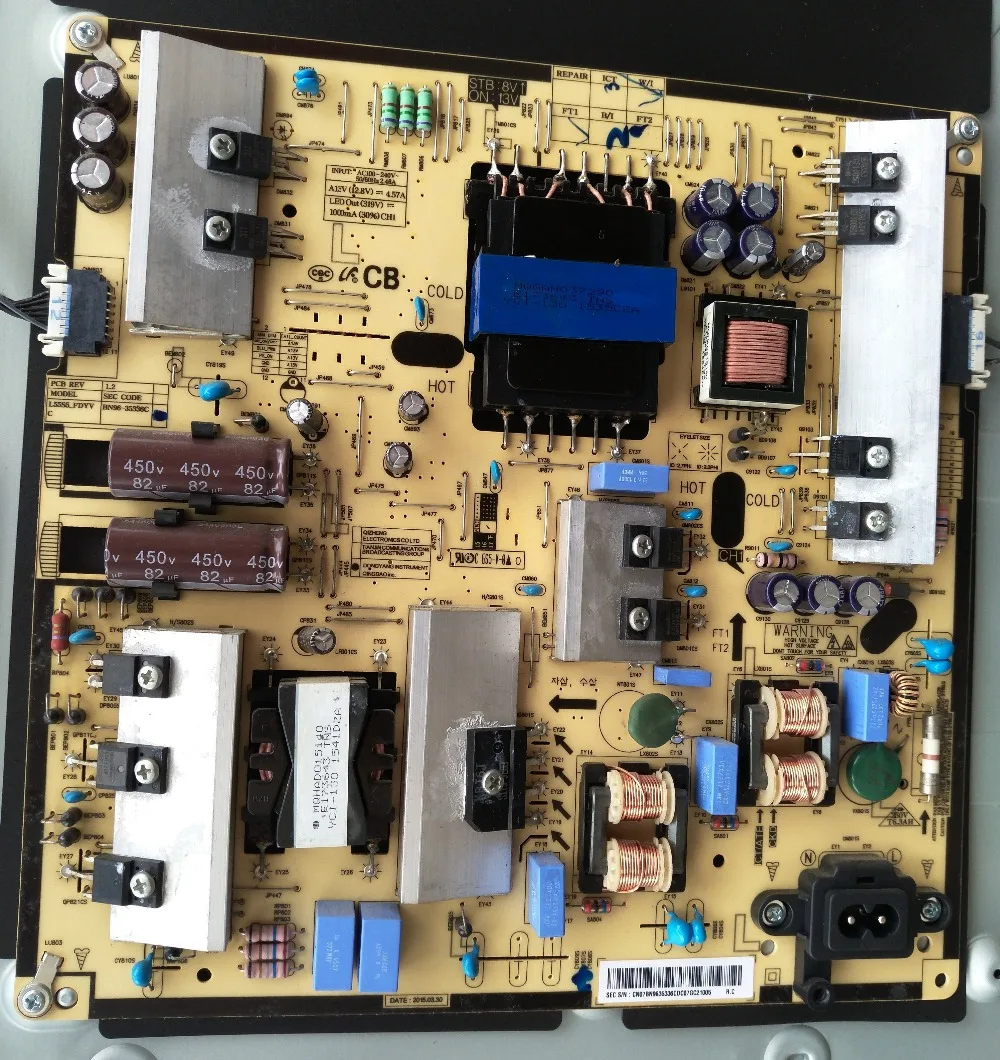 Power Supply Board BN96-35336C L55S5_FDYVC for Samsung UA55JU5910J 5900JXXZ |