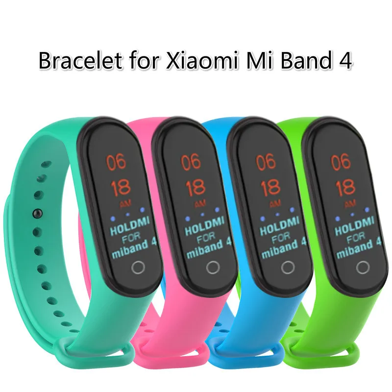 

Mi Band 4 Strap Bracelet For Xiaomi Mi Band 4 Sports Soft TPE Silicone Replacement Wrist Strap