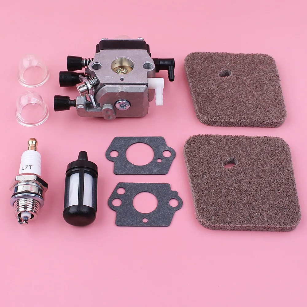 Carburetor Carb For Stihl FS85 FS80 R FS76 FS75 FS74 FC55 FS55 FS46 FS45 FS38 Trimmer Part Air Fuel Filter Primer Bulb Kit Carburetor Carb For Stihl FS85 FS80 R FS76 FS75 FS74 FC55 FS55 FS46 FS45 FS38 Trimmer Part Air Fuel Filter Primer Bulb Kit