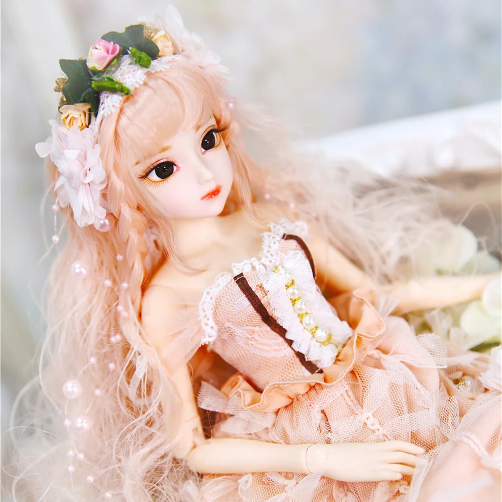 Кукла DBS 1/4 BJD молочная королева имя Клэр коралловый волос механическое суставное