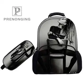 

Custom 17inch Ariana-Grande Backpacks Pen Bags 3D Printing School Women Men Travel Bags Boys Girls Book Computers Bag#1031-01-47