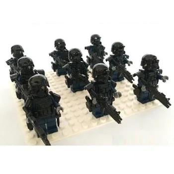 

SWAT military Against terrorism military weapons guns original Mini toy swat police weapons accessories figures