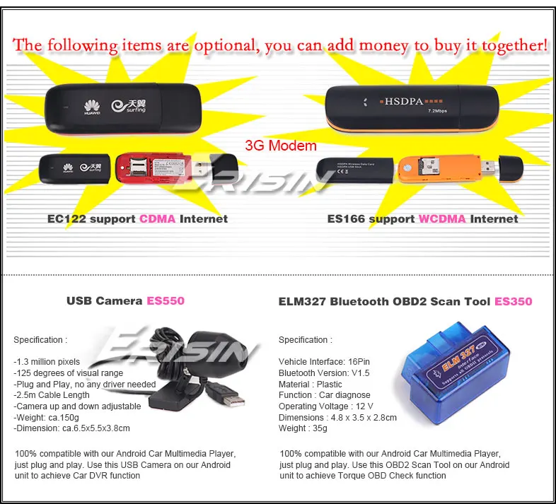 Sale 7" Android 7.1.2 OS Double Din Car Multimedia 2 Din Car Navigation GPS Two Din Car Radio with External OBD2 Adapter Support 27