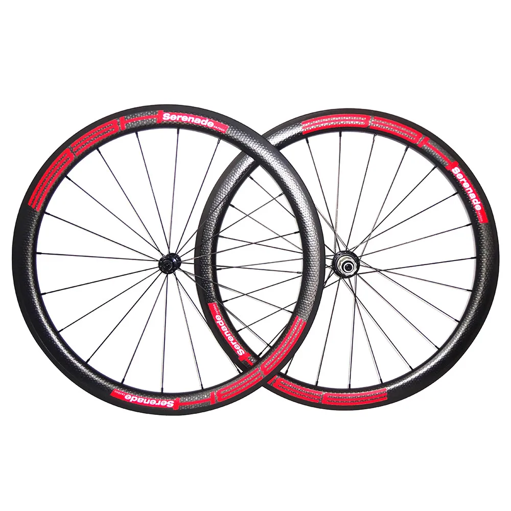 

7-tiger Power way R13 carbon bicycle wheelset 24/38/50/60/88mm depth clincher tubular road bike wheels