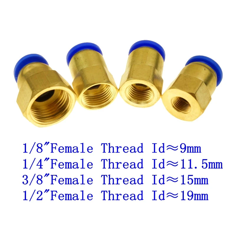 Пневматические коннекторы bsp 4 6 8 10 12 мм OD x 1/8 &quot1/4&quot 3/8 &quot1/2&quot|push in fitting|push inpneumatic push