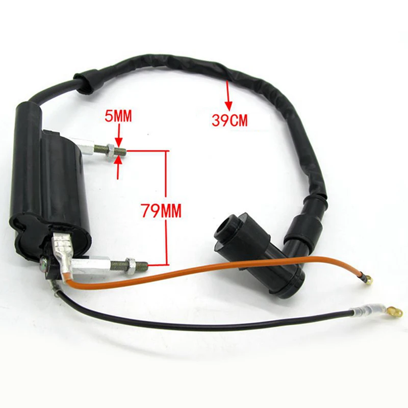 1x79 мм Катушка зажигания для Kawasaki Bayou 300 KLF300 1988-2004# Прочный