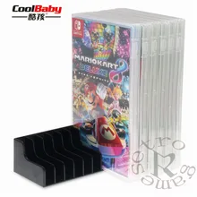 2pcs/lot Recreation Card Field Storage Stand CD Disk Holder Help For Nintendo Nintend Swap NS For 24pcs CD Disks or Card Holders