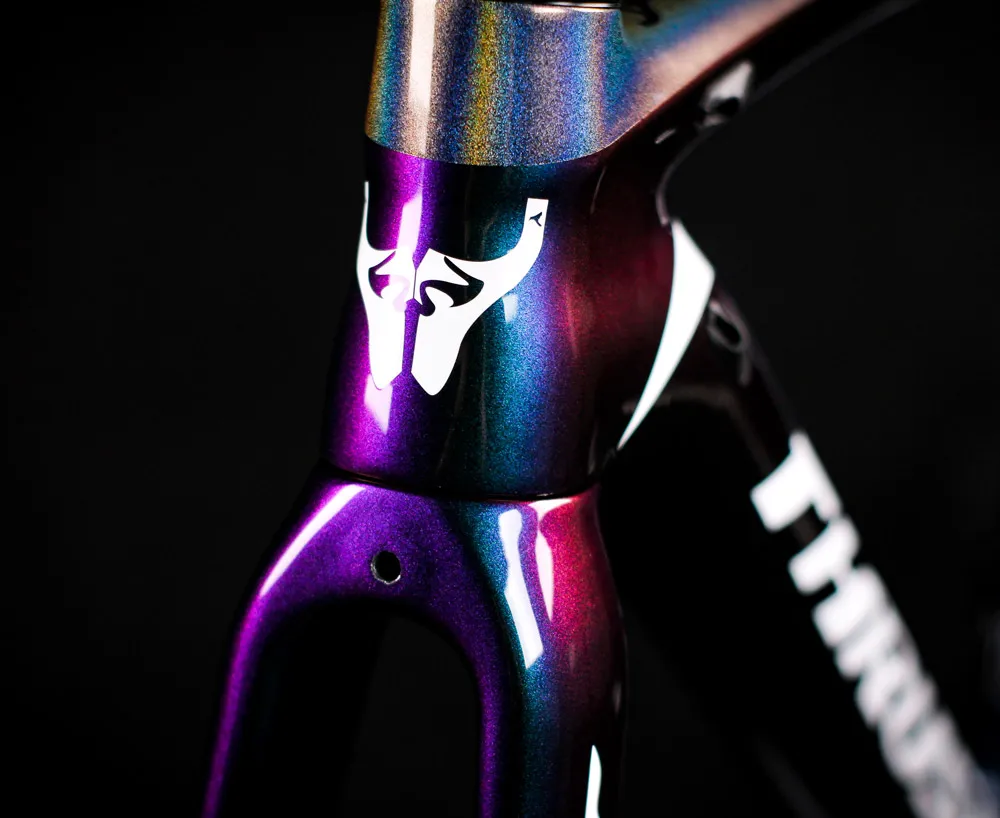 Cheap Carbon Road Bicyle Frame 700c V Brake Full Carbon Bike Frame New Design Chameleon Color 49 52 54 56 58cm 2 Year Warranty thrust 7 Cheap Carbon Road Bicyle Frame 700c V Brake Full Carbon Bike Frame New Design Chameleon Color 49 52 54 56 58cm 2 Year Warranty thrust 7