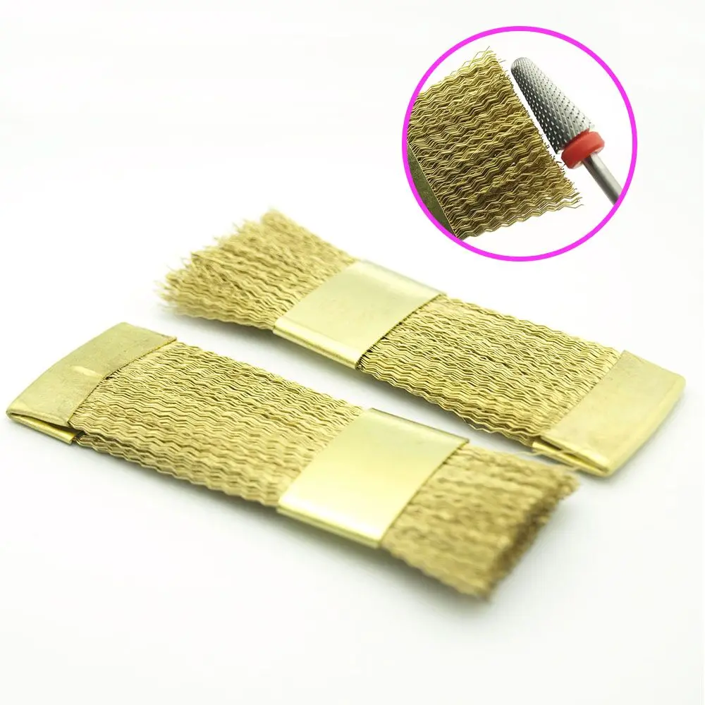 

EasyNail~ 1Pcs Nail Drill Cleaning Copper Wire Brush for Electric Manicure Drill Bit Clean Accessories Manicure Tools
