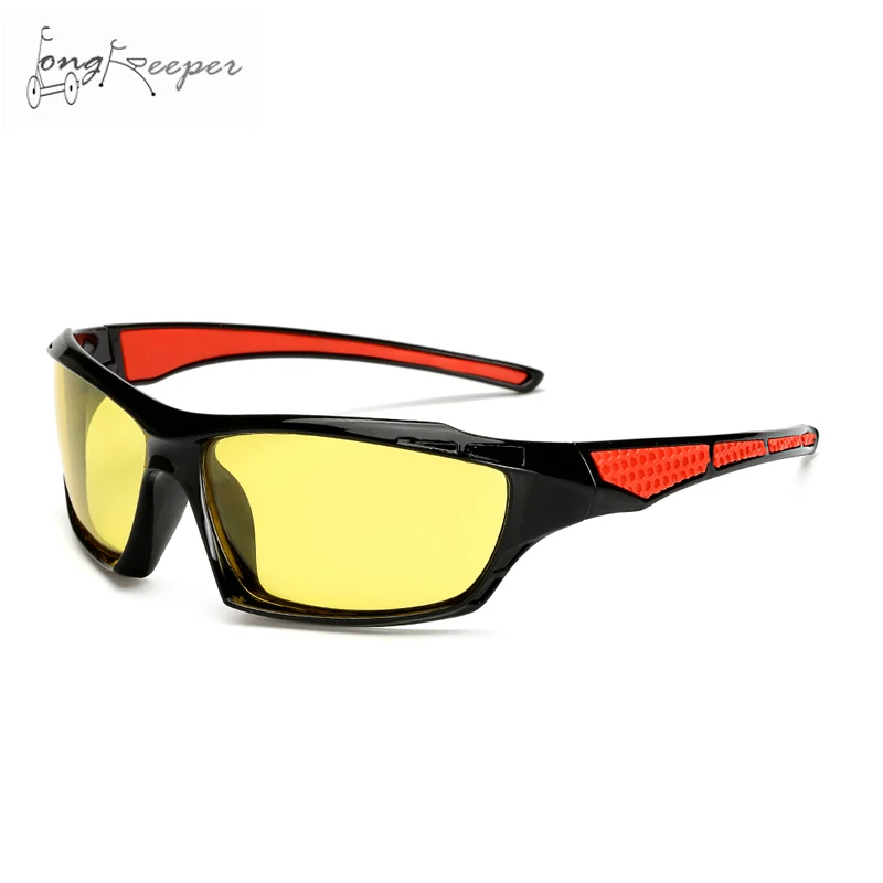 Polarized Sports Sunglasses Night Vision Driving Cycling Running Sun Glasses for Men Women by Long Keeper