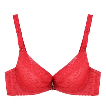

PAERLAN Small Breasts Welfare Rear Three-Breasted Closed Bra with Glamorous Lace Trim Underwear Direct Sales Can Be Wholesale