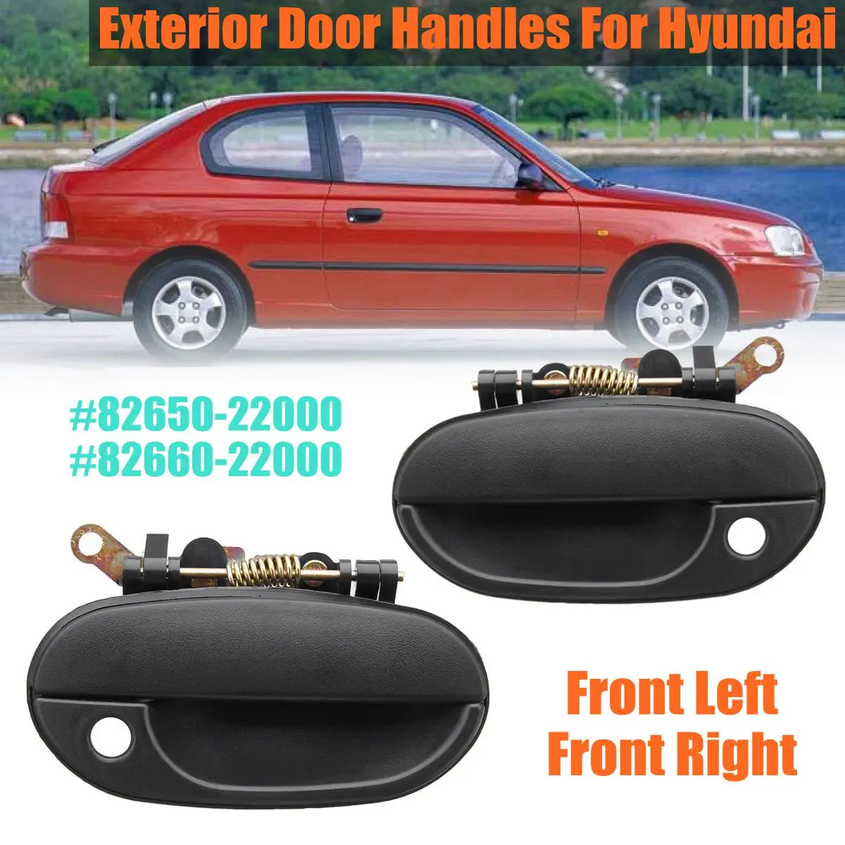 Для hyundai Accent 1995 1996 1997 1998 1999 2000 для Excel X3 1997 1998 1999 2000 Передний левый/правый наружные дверные ручки