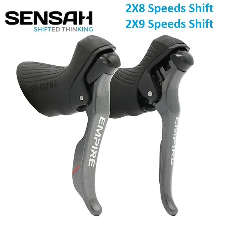 SENSAH الطريق الدراجة STI 2*8 2*9 شيفتر مزدوجة 9 سرعة الفرامل رافعة Derailleur دراجة أجزاء ل shimano Claris سورا