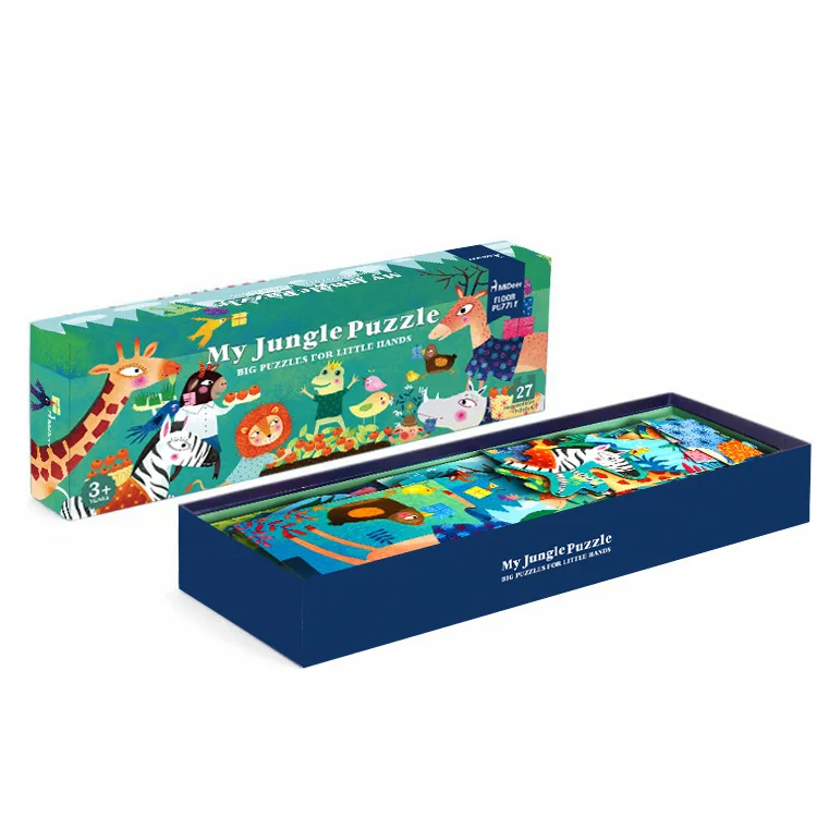 Mideer 27Pcs/Set Big Wooden Puzzle My Jungle Puzzle Aesthetic Puzzle Games for Kids Birthday Gift Mideer 27Pcs/Set Big Wooden Puzzle My Jungle Puzzle Aesthetic Puzzle Games for Kids Birthday Gift