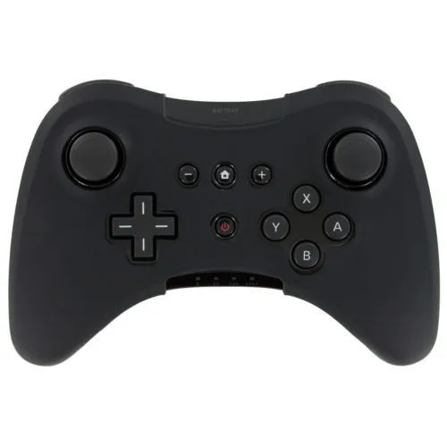

Black Soft Silicon Cover Case Skin Pouch Sleeve for Nintendo Wii U Wireless Controller
