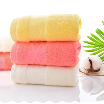 

UBRUSH New towel quickly-dry cute Cotton towel For Home 3 Color 34*74 cm Thick High Absorbent Antibacterial Soft And Fit Skin