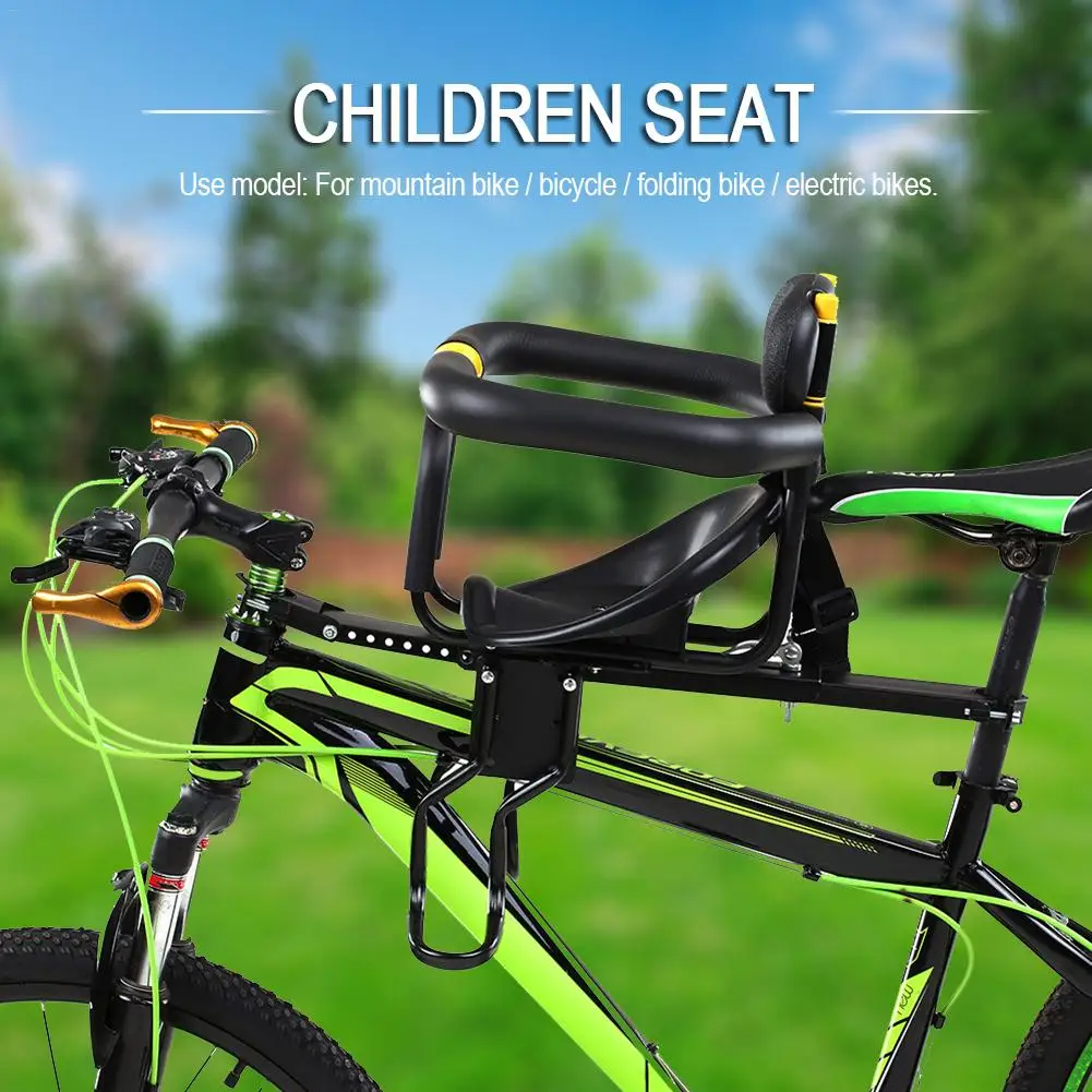 

Bicycle Safety Carrier Cushion Bike Seat Safe Secure Front Mountain Bike Chair for Kids Baby Child