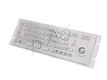 Industrial kiosk keypads custom kiosk keyboards vandal proof keypads Metal Keyboard with Trackball