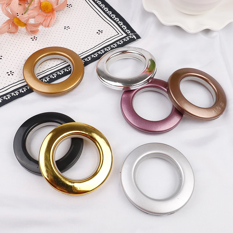

2PC/lot Curtain Blinds Circle Slide Rings Plastic Rings Eyelets For Curtains Home Decoration Round Shape Curtain Ring For Eyelet