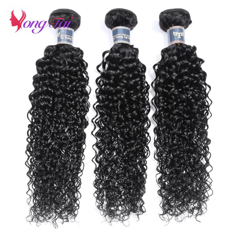 YuYongtai волос 360 синтетический Frontal шнурка с Связки перуанские вьющиеся волосы волос 100% человеческие волосы не волосы Remy Бесплатная доставка