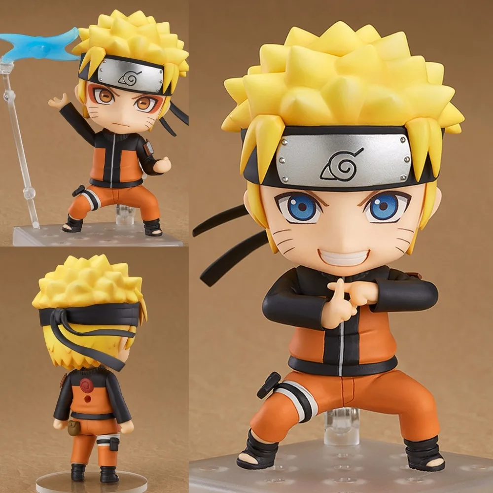 Boxed Anime Naruto Shippuden Naruto Uzumaki Nendoroid 682 PVC Action