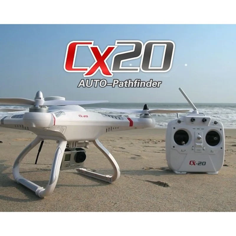 Orginal Cheerson CX20 CX-20 2.4G 4CH 6Axle Gyro RC Quadcopter Mode Professional Drone Open-source Version Auto-Pathfinder RTF