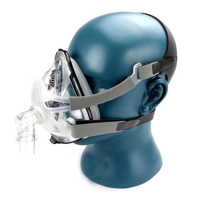 Full Face Nasal Mask With Headgear For CPAP BiPAP Sleep&Snore Respirator Use For Ventilator Full Face Nasal Mask With Headgear For CPAP BiPAP Sleep&Snore Respirator Use For Ventilator