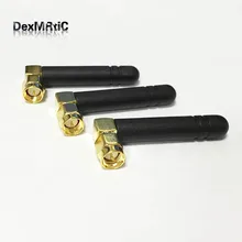 1 шт. 2,4 ГГц Антенна 2,4 г wifi антенна SMA мужской прямоугольный разъем 2dbi усилитель сигнала Новая высококачественная антенна Wi-Fi