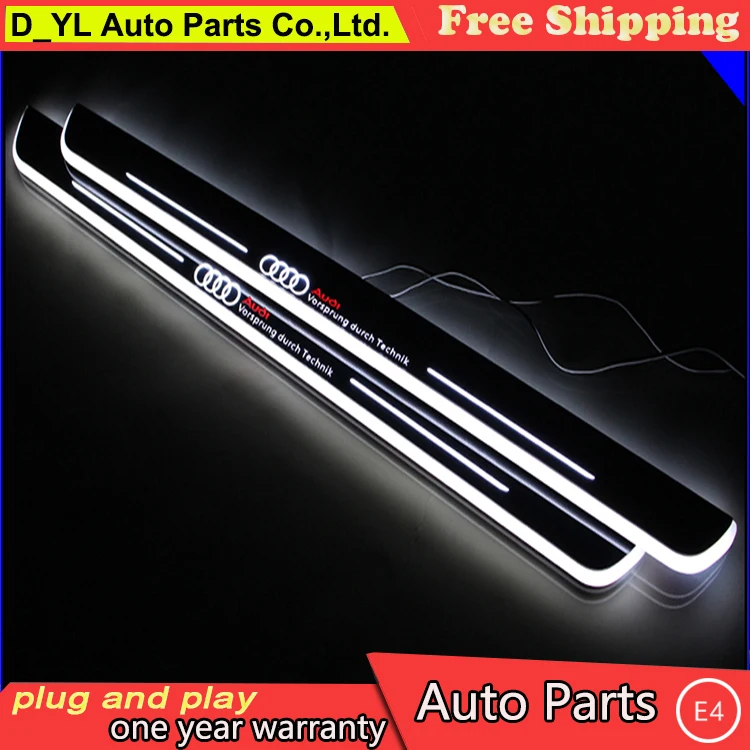 Car Styling Welcome Pedal Led Moving Door Scuff Pathway