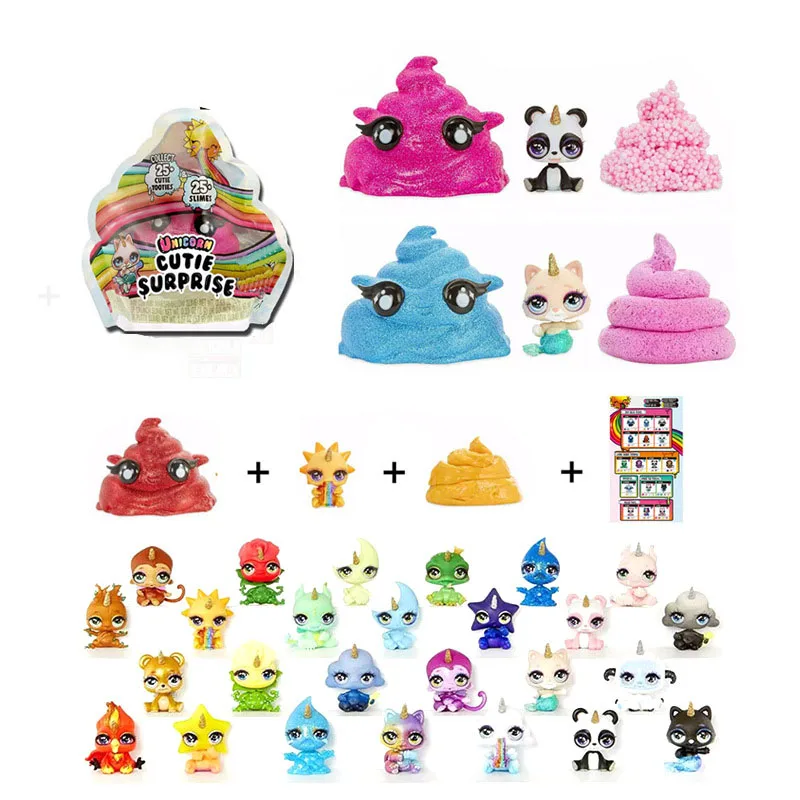 

Poopsie Slime Surprise Unicorn Cute stool bag Dash horse model Action Figure toys Earth Toys horse model For kids gift