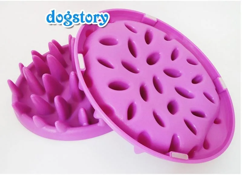 Fat Cat or Dog's Slow Feeding Dish Help Digest Reduce Pet's Weight Feed Interactive Game Feeder Health Meal Anti-vomiting Bowls