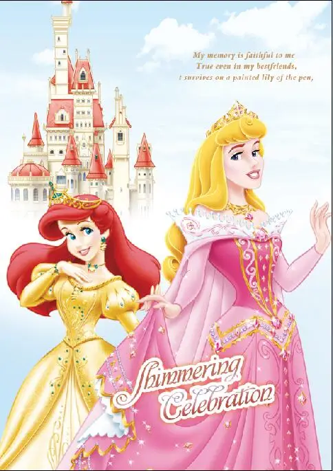 

SHENGYONGBAO Art Cloth Custom Photography Backdrops Prop Cartoon princess theme Photo Studio Background 19623-211
