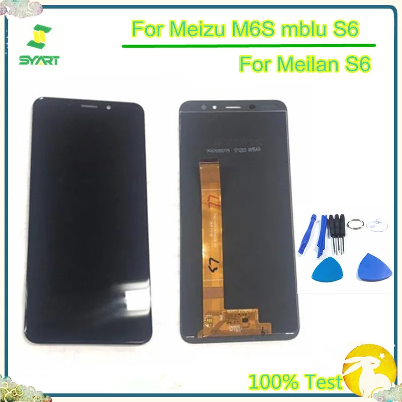 

100% Tested 5.7'' LCD Display For Meizu M6S LCD Display Touch Screen Digitizer Assembly For Meiblue S6 Meilan S6 mblu s6