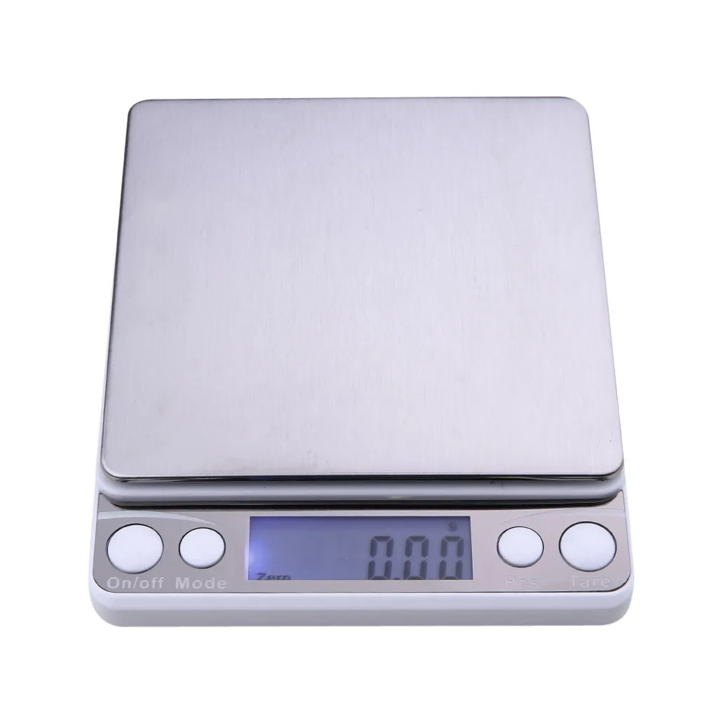 Buy 500g x0.01g Precision Digital Pocket Gram Scale Stainless Steel Platform