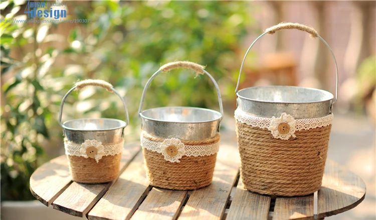 Metal Pot Garden Vintage Contryside (7)