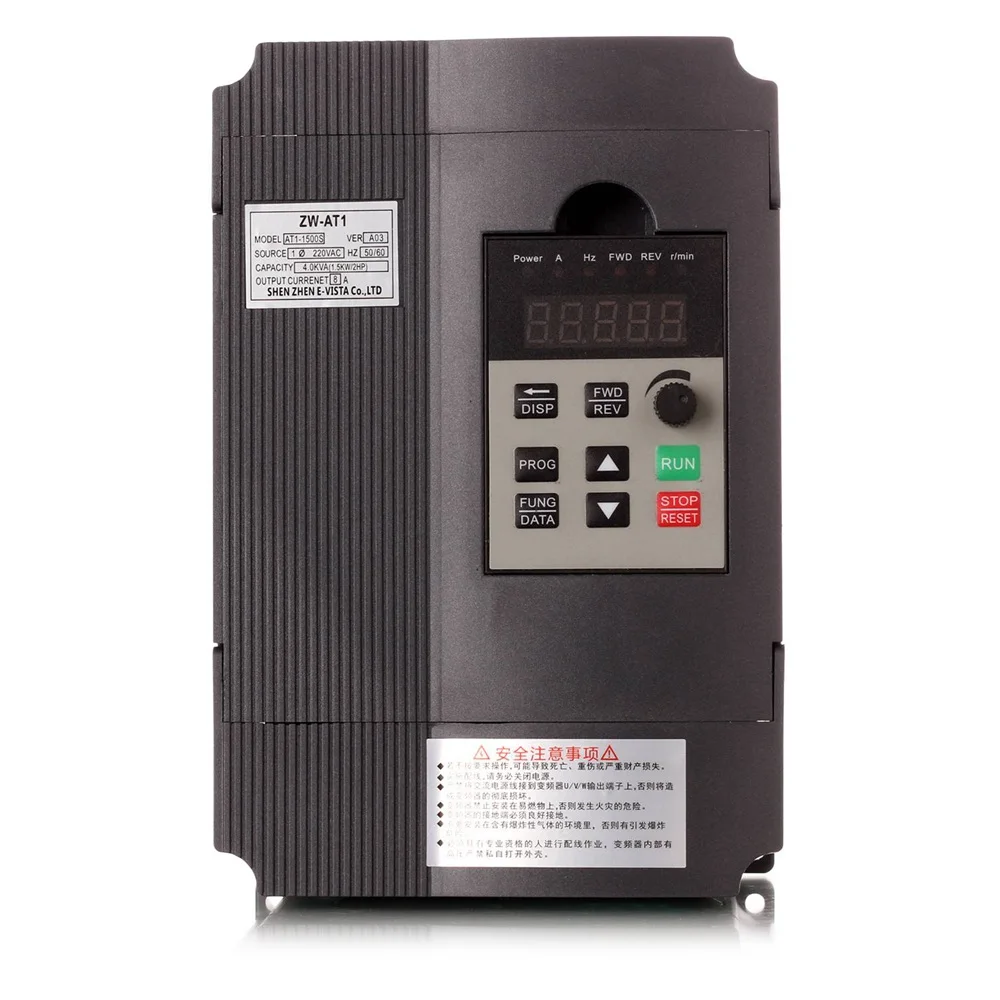 Convertidor de frecuencia de velocidad ajustable VFD inversor 1.5KW/2.2KW/4KW ZW-AT1 3 P 220 V de salida para Motor bajo inversor de frecuencia wzw - 1