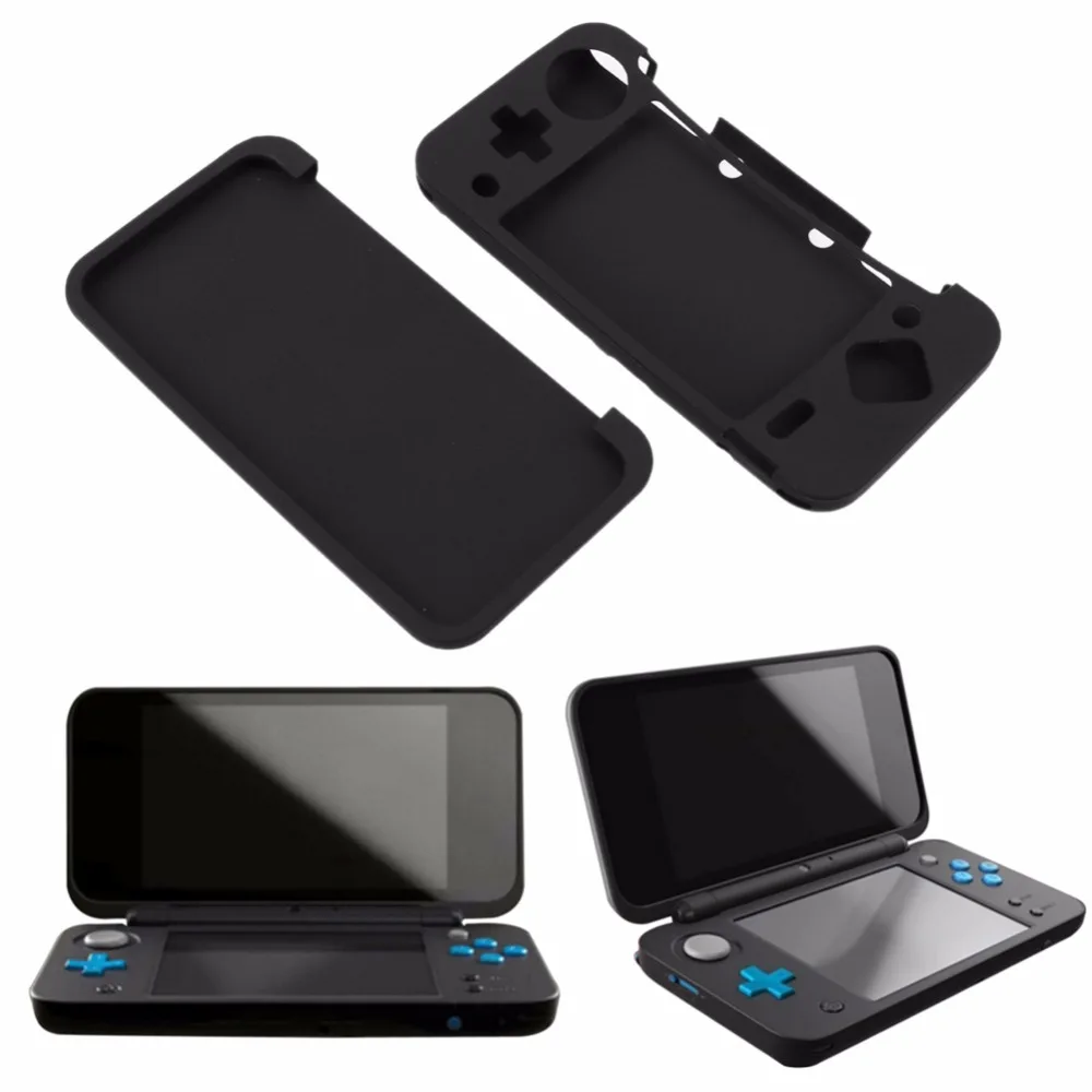 Силиконовый кожный чехол для nintendo New 2DS XL/2DS LL игровая консоль мягкий полный защитный чехол Аксессуары для игр