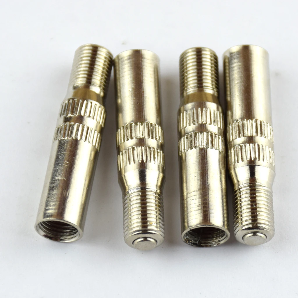 4 Sets Universal Car Bike Motorcycle Tyre Valve Extension Cap 39mm Adaptor Brass