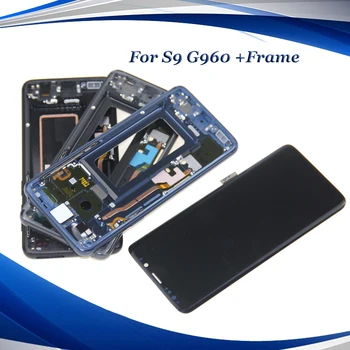 

AMOLED Display Replacement for SAMSUNG Galaxy S9 LCD Touch Screen Digitizer S9 LCD G960 Screen Parts with Frame